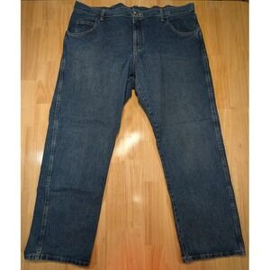 Wrangler Rugged Wear Jeans‎ Mens 43x32 Blue Relaxed Fit Denim Pants